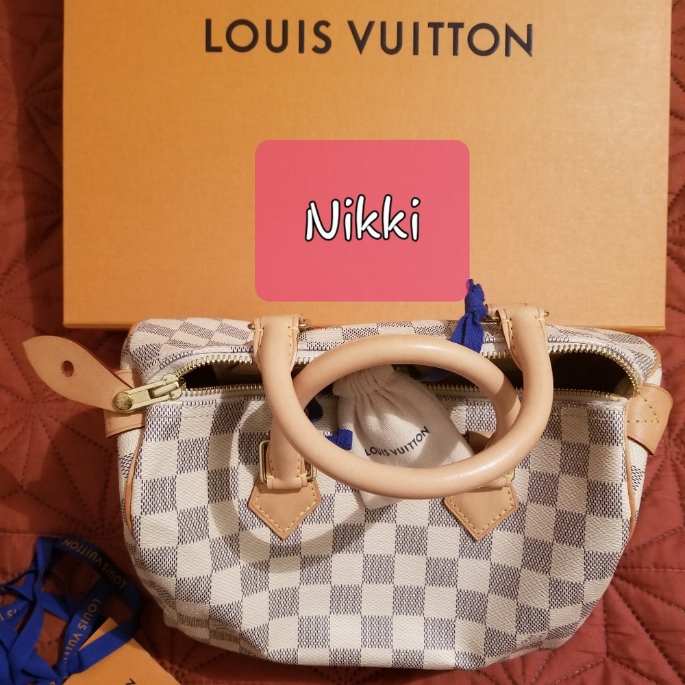 Damier Azur speedy 25